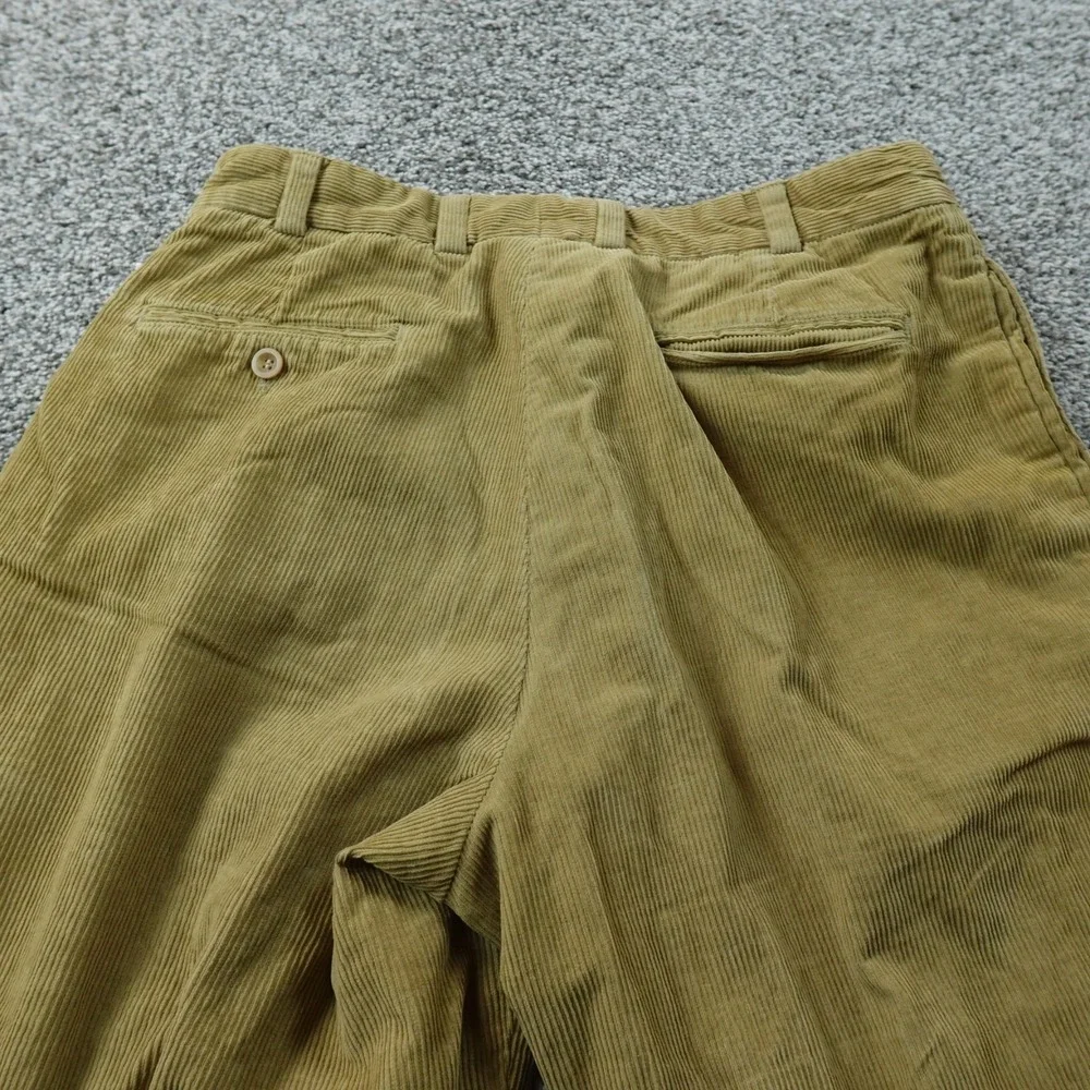 Bills Khakis Pants Mens 33X31 Beige Brown Corduroy M2 Chino Trouser Flat Front
